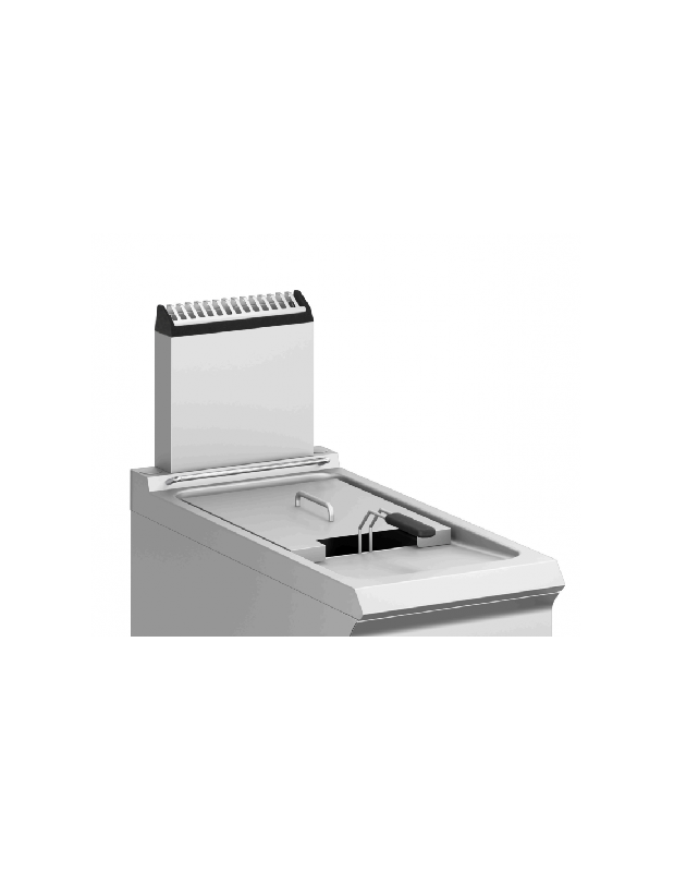 Friteuse gaz - 18 Litres sur placard, 1 bac, Acier inoxydable, Thermostat de régulation - FRG94A_1