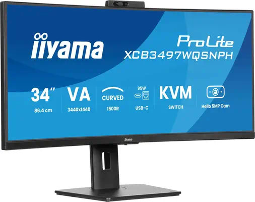 Iiyama ProLite XCB3497WQSNPH-B1 écran plat de PC 86,4 cm (34