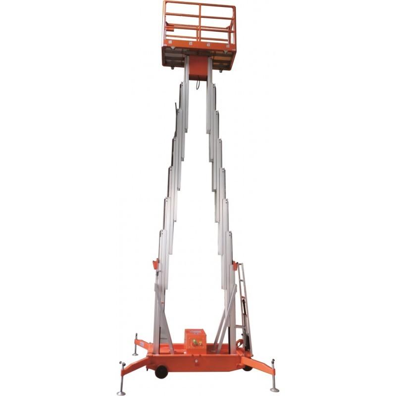 Nacelle/Plateforme élévatrice télescopique à 2 mâts TOR GTWY14-200S - 200KG/14M - Autonome sur batterie_1