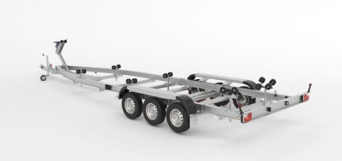 Remorque bateaux & jet ski - 9,20 M - 3500 KG - YACHT 3500/3 T FULL ALUMINIUM_1