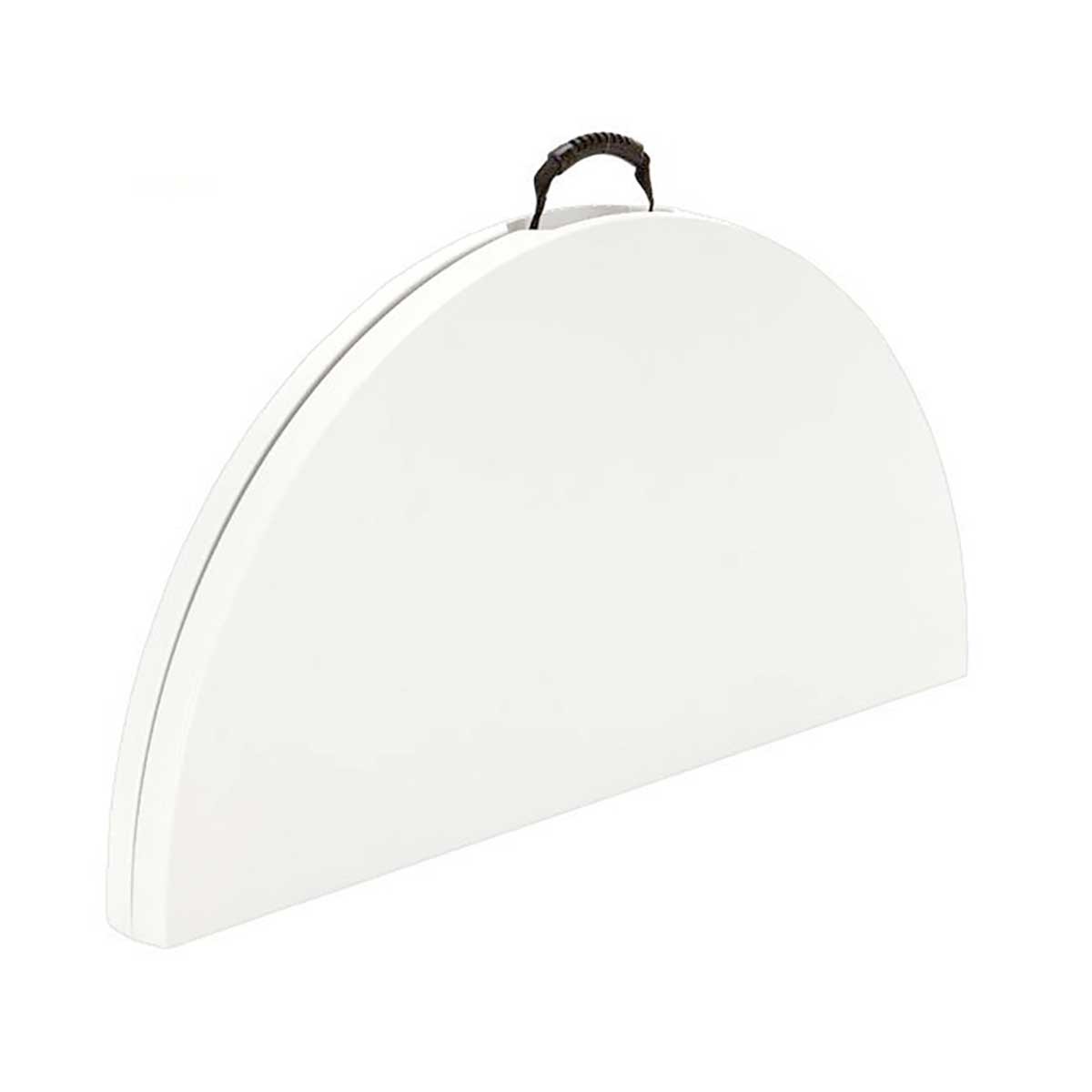 Table pliante ronde en résine et acier 180 cm