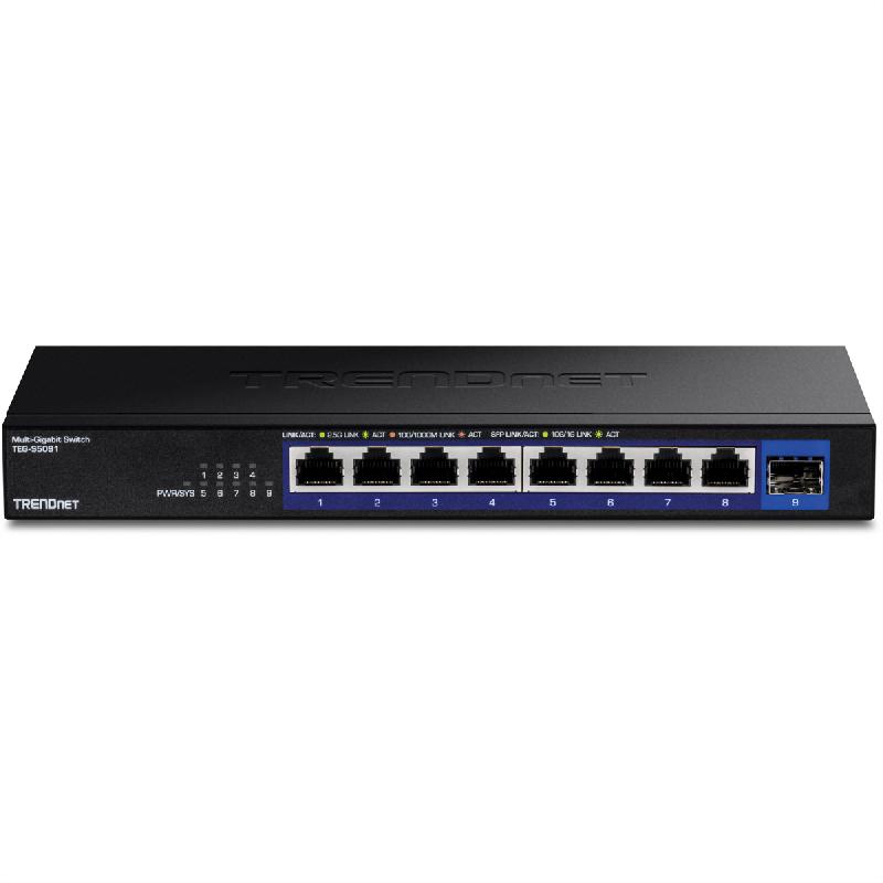TRENDnet TEG-S5091 Switch 2,5G à 9 ports non administrable, avec port SFP+ 10G_1
