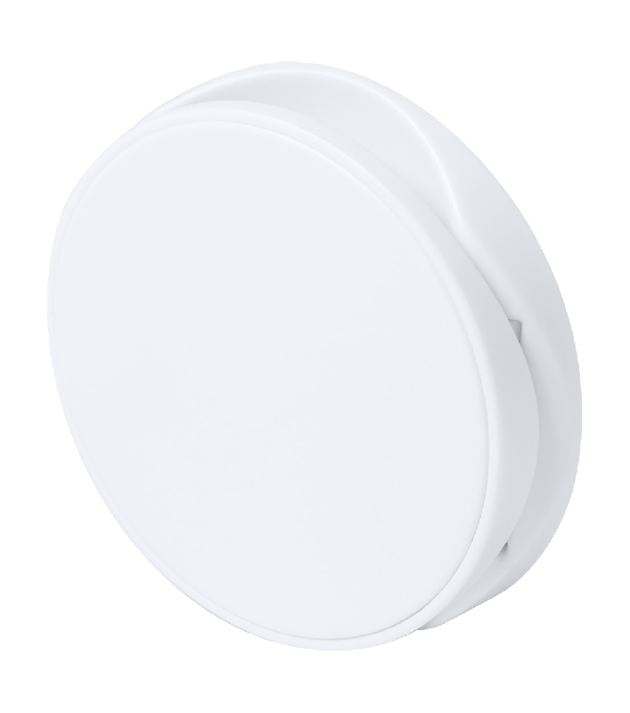 Porte téléphone portable en plastique - autocollant au dos - couleur blanche - 8,4g_1