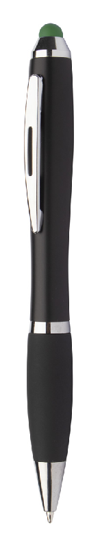 Stylo à bille stylet avec grip en caoutchouc - Led lumineuse pour gravure - Encre bleue_1