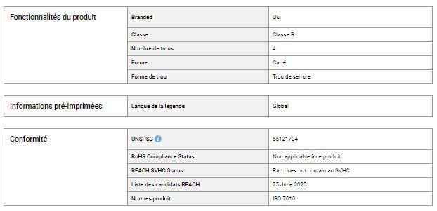 836384 - signalisations sécurité travail - brady - dimensions: 303.00 mm w x 151.00 mm h_1