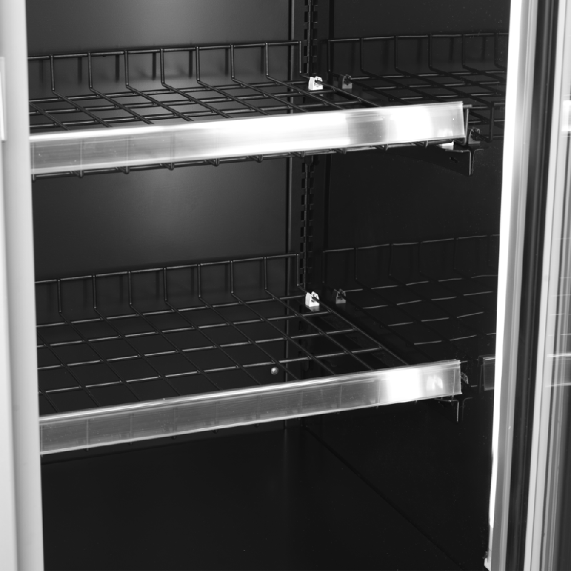 Congélateur vertical de vitrine pour supermarché L.1350mm 2 portes TEFCOLD_1