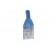 Cordon RJ45 catégorie 5e U/UTP en cuivre - 5 m - bleu - conforme normes ANSI/TIA 568 et ISO 11801_1