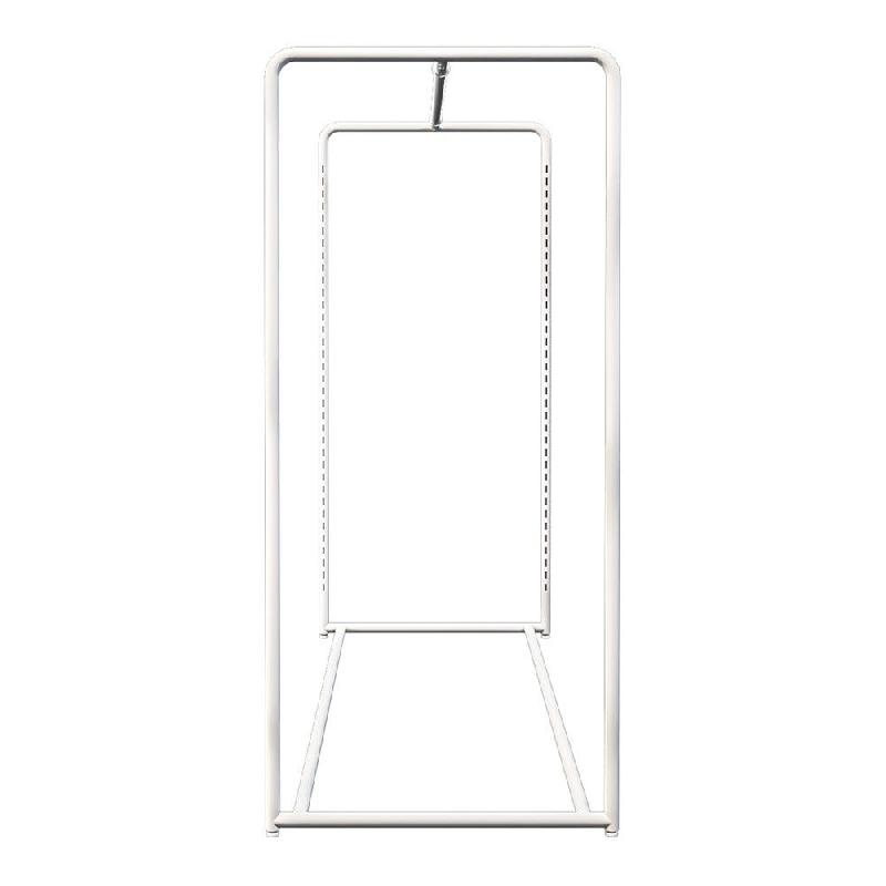 Gondole RUN L150xP68xH150cm - blanc_1