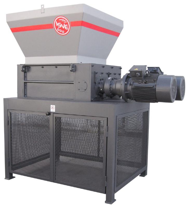 Modèle 8080S - Broyeur déchiqueteur industriel à 4 arbres, 800x800 mm, 22 kW, norme CE_1