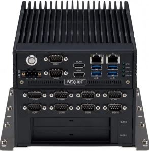 PC Fanless Intel Celeron G4900T - 2 HDMI, 4 USB 3.0, 10 COM Ports DB9, Nexcom TT300-F21_1