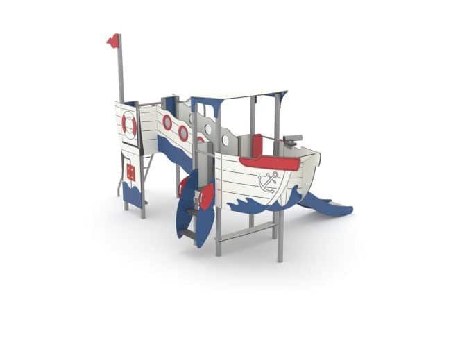 Structure multi-activités métallique mer - LD1MT2110 - Ludoparc - pour enfants dès 2 ans - capacité 25 enfants_1