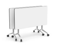 Table d'école pliante Alufloop avec roues et frein - Idéale pour centres éducatifs, crèches et écoles_1