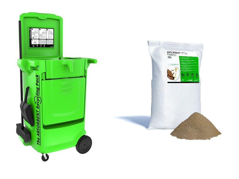 Chariot recycleur absorbant toucan box_1