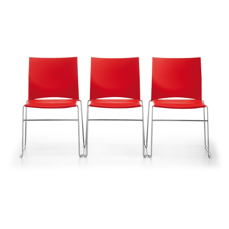 Chaise empilable ergonomique et élégante pour salles de réunion_1