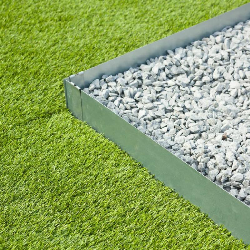 Nature bordures de jardin 3 pcs 91,4x10,2 cm acier 446395_1