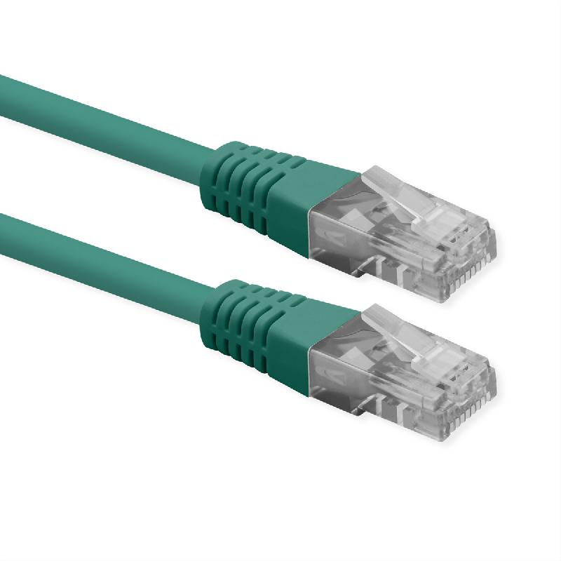 ROLINE Cordon Cat.6 (Classe E), UTP, PoE, vert, 5 m_1