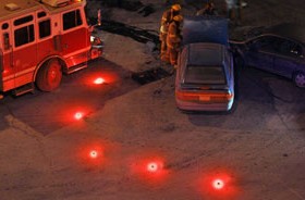 Balise de signalisation gyrophare PRO à leds rechargeable  (Orange ou Bleu)_1