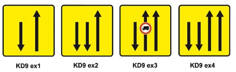 Panneau KD9 - Affectation des voies (ex.1)_1