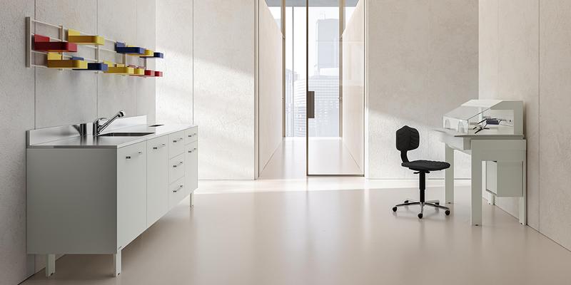 Prof - Mobilier modulaire pour laboratoires de prothèse dentaire_1