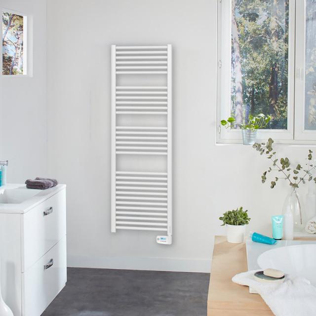 Radiateur sèche-serviettes digital détection Lunis 750W blanc - Atlantic - 850577_1