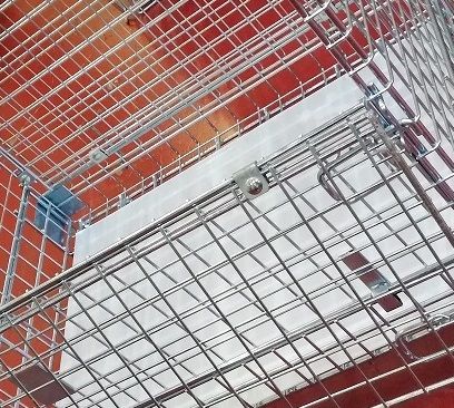 En plastique alvéolaire - intercalaire pour palettes et caisse-palettes - origami - dimensions 1200x400mm, grammage 400g/m²_1