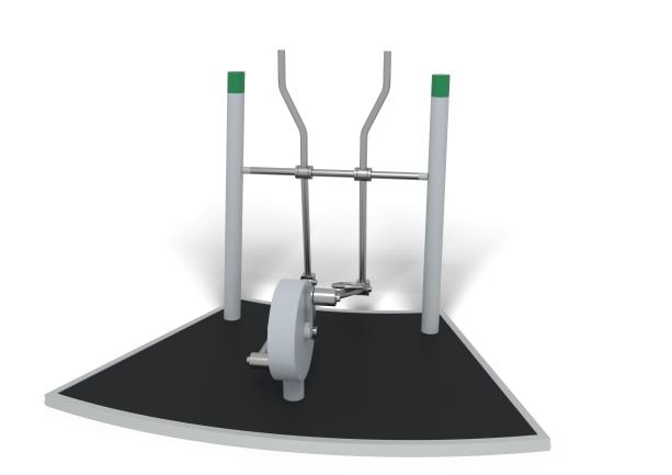 Equipement de fitness extérieur - Vélo elliptique - 8065154 - Sportpoint - Hags - Spécifications compactes et montable en 3 heures_1