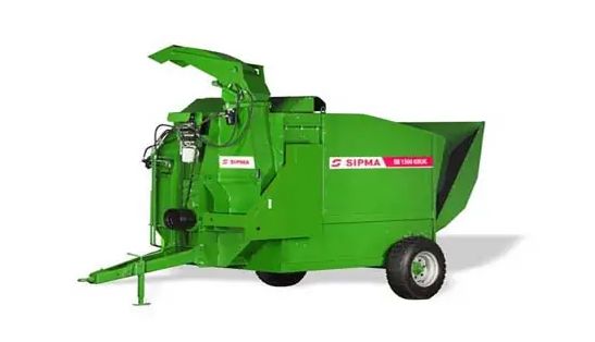 Pailleuse agricole SIPMA RB 1200/1500 KRUK - paillage jusqu'à 14 m - pour balles cylindriques et rectangulaires_1