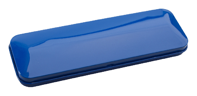 Parure écriture métal - Stylo à bille et porte-mines en aluminium - Boîte en métal - Encre bleue_1