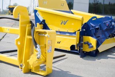 Dérouleuse pailleuse DE225 - Warzée SA - balles rondes jusqu'à 150 cm et 800 kg - chargeurs compacts_1