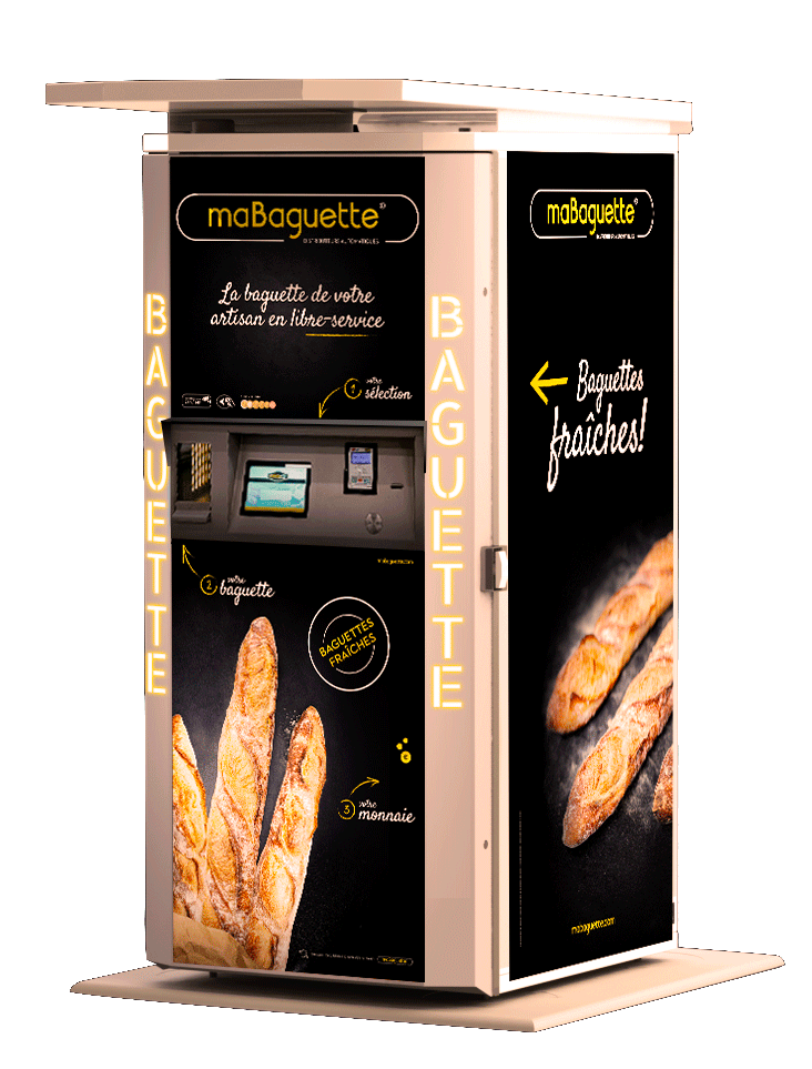 Distributeur automatique de baguettes - capacité 2 x 66_1