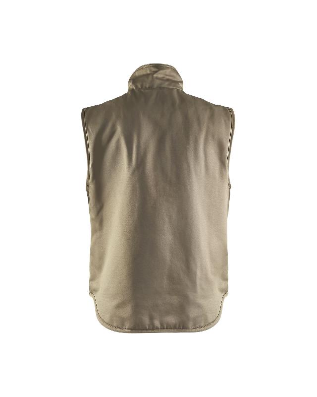 Gilet 3801 sans manche pour le froid - Blaklader - doublé polaire microfibre - beige - S à 4XL_1