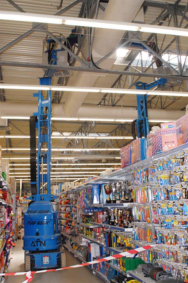 Piaf 880r - nacelle électrique à mât vertical - atn - hauteur travail : 8,80 m_1