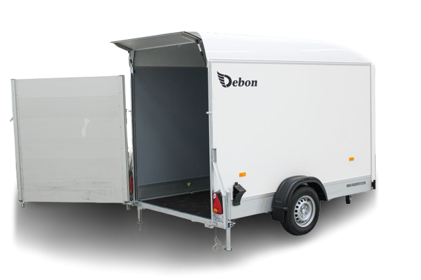 Remorque fourgon - DEBON ROADSTER 300 BOIS - 3,00 X 1,55 X 1,90 M - 1300 KG_1