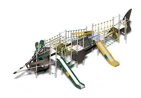 Structure de jeux Jules Verne - Gamme Nautilus - NA41801I - Pour enfants de 2 ans et plus, capacité 55 enfants_1