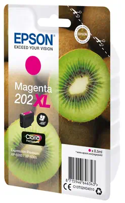 Epson Kiwi Singlepack Magenta 202XL Claria Premium Ink_1