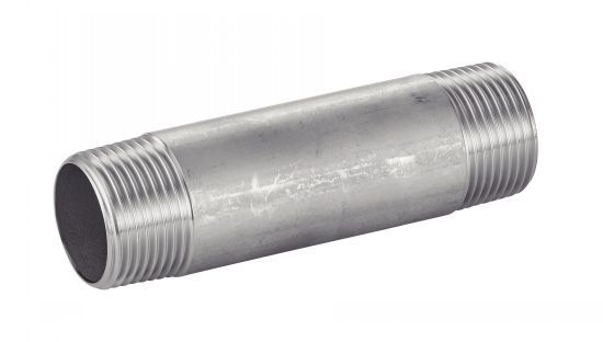 Mamelon cylindrique - Inox 316L, DN6 à DN150, filetage Gaz ou NPT, PN50_1