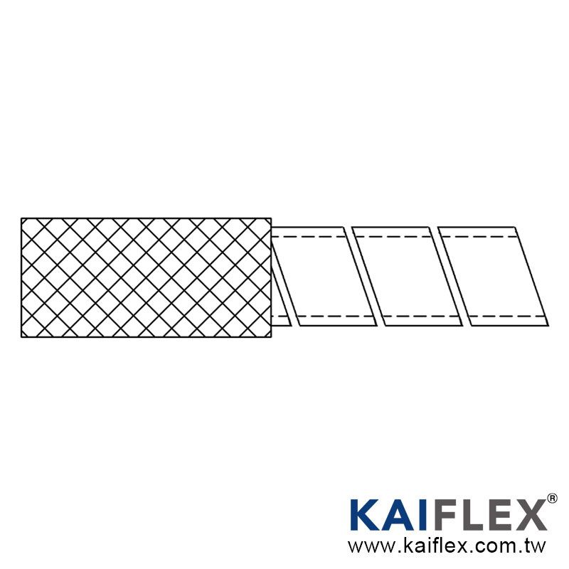 MC1-K-TB - Flexible métallique - Kaiflex - Acier inoxydable avec tressage en cuivre étamé - Haute flexibilité et résistance_1