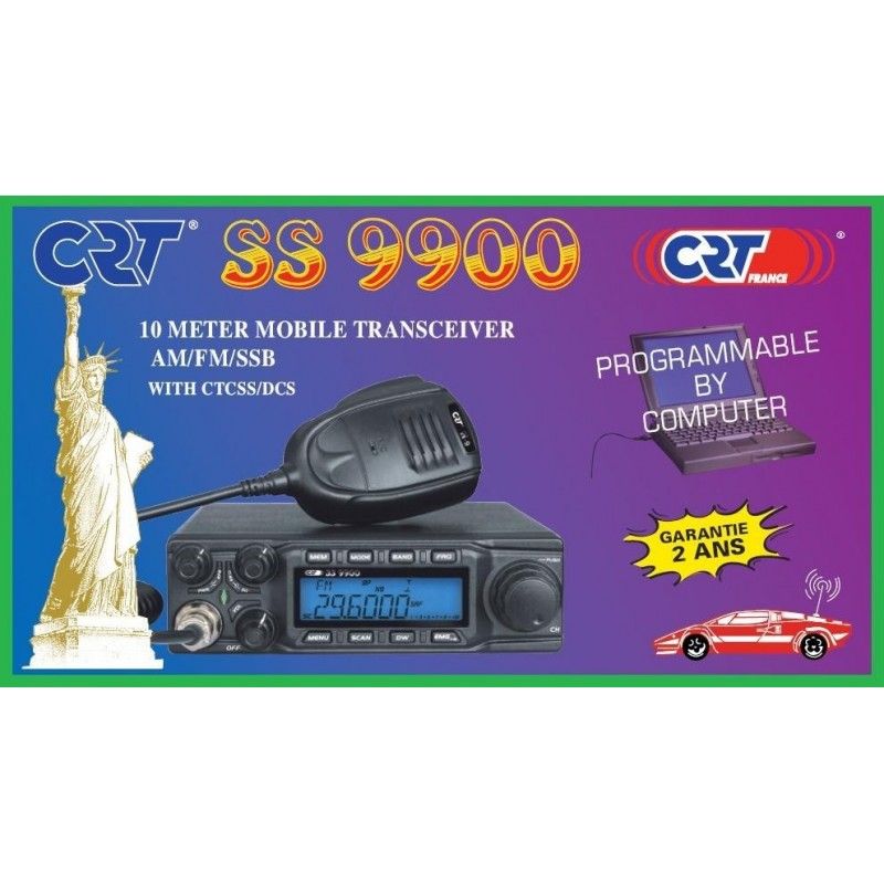 Superstar 9900 - Émetteur-récepteur radio CRT - Modes AM/FM/USB/LSB - 28-29.7 MHz - 30W/50W/60W - Écran LCD 7 couleurs_1