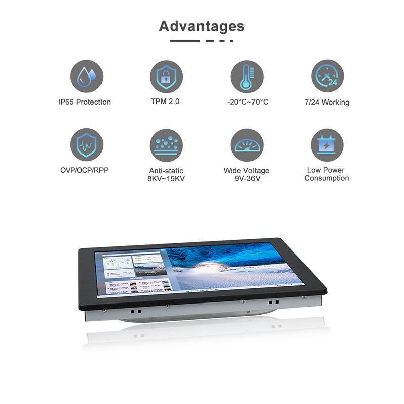 Panel PC industriel fanless 15