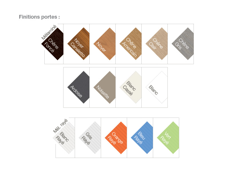 Armoire mi-haute à portes coulissantes Remus - L160 x H120 cm - Bois mélaminé, épaisseur renforcée_1