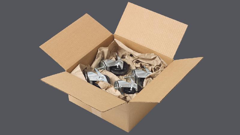 Consommable papier 100 % recyclé FSC - Biodégradable, recyclable et respectueux de l'environnement - Options de remplissage et protection en blanc ou marron_1