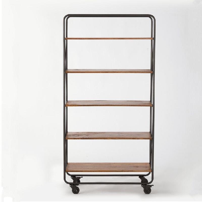 Etagère Industriel New York 5 niveaux L90 x P30 x H180 cm_1