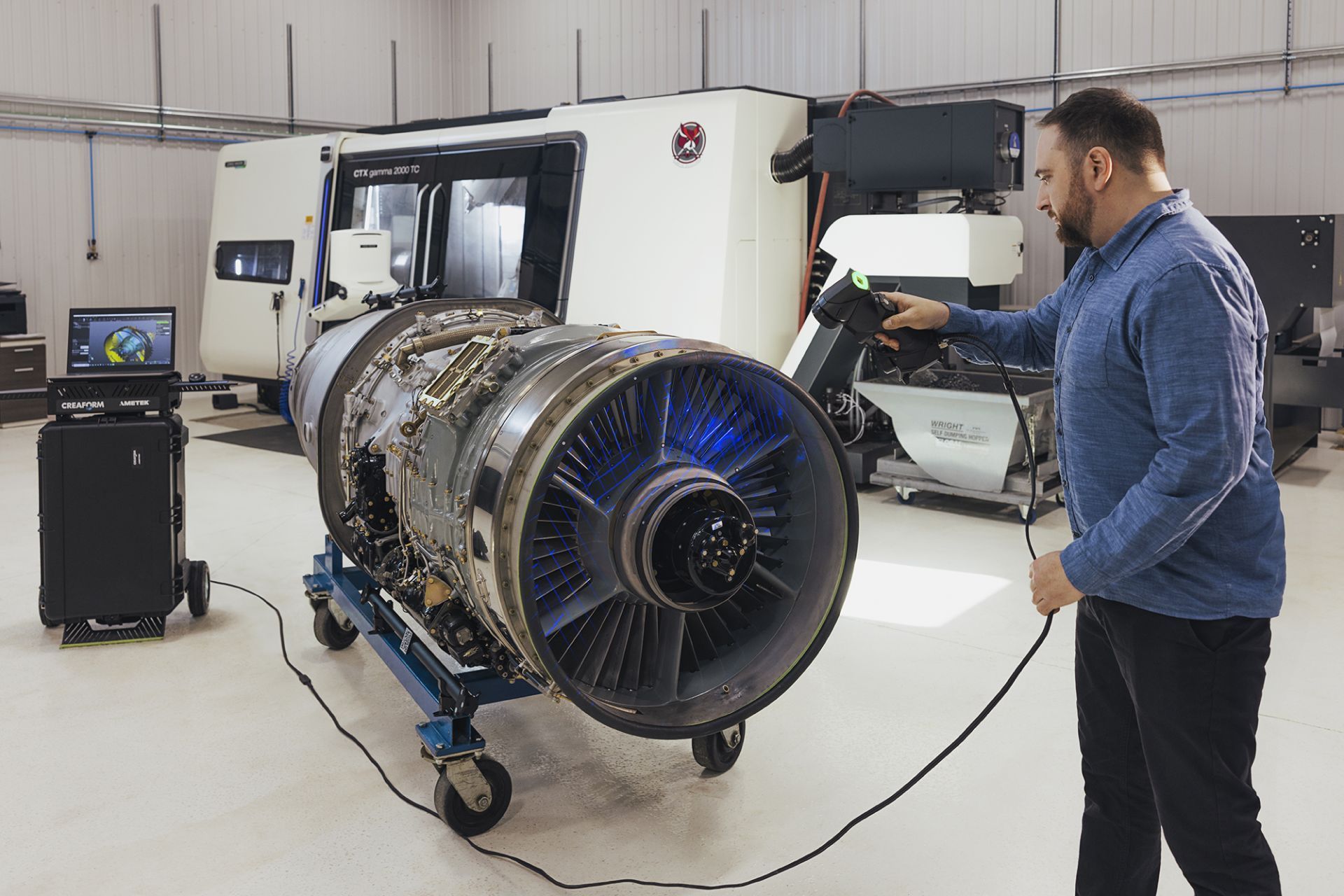 Scanner HandySCAN BLACK avec distance de numérisation réglable