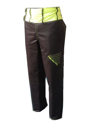 Jambière anti-coupure forestière - tissu polyester/coton déperlant - norme EN381-5 type A classe 1_1