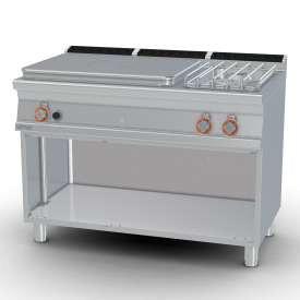 Plan de cuisson gaz sur meuble 2 feux et une plaque coup de feu - TP2-712GP | Superlotus 700_1