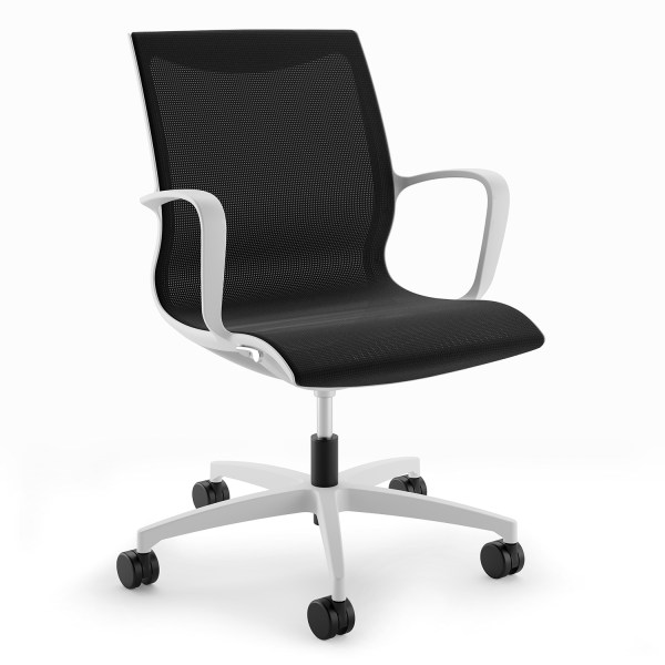 Siège Ultima - Fauteuil de bureau réglable en hauteur avec dossier résille et 4 finitions disponibles_1