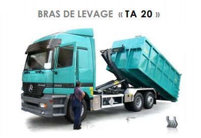 Ta 20 - bras hydraulique de levage pour camion - bob spa - 2.720 kg_1