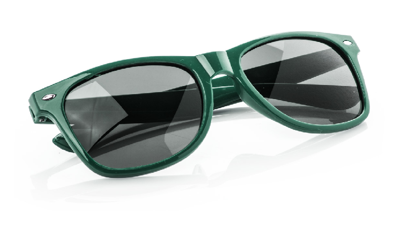 Lunettes de soleil ''Xaloc'' - plastique - protection UV 400 - couleur vert foncé_1