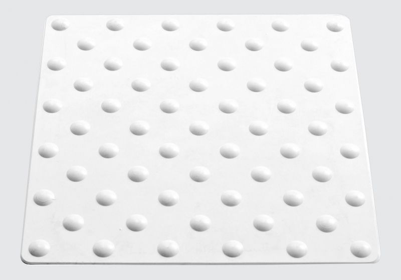 Dalle podotactile extérieure à coller - Compound vinylique - Antidérapante, conforme NF P983-351_1