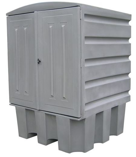 Bac de rétention plastique fermé 1 cuve 1000 L - BB1BOX - DELAHAYE INDUSTRIES_1